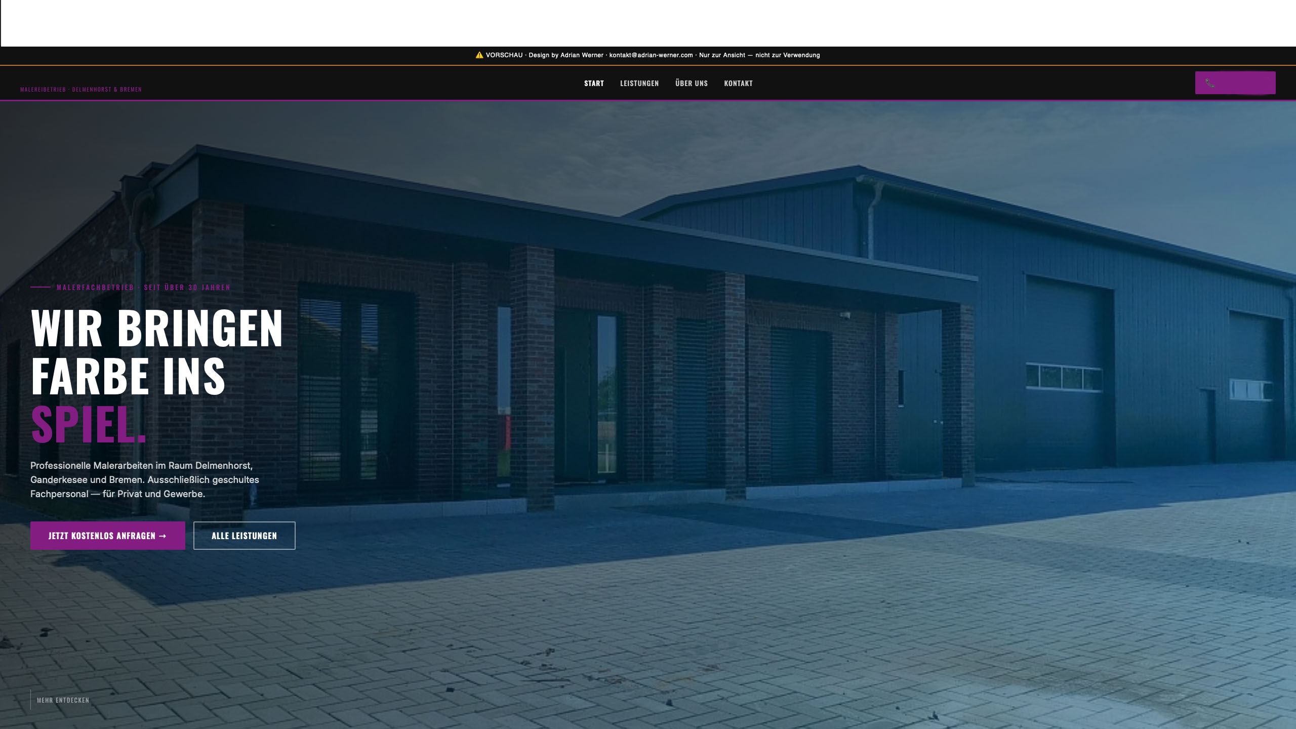 Website Redesign Bremen – Projekt 1 Nachher